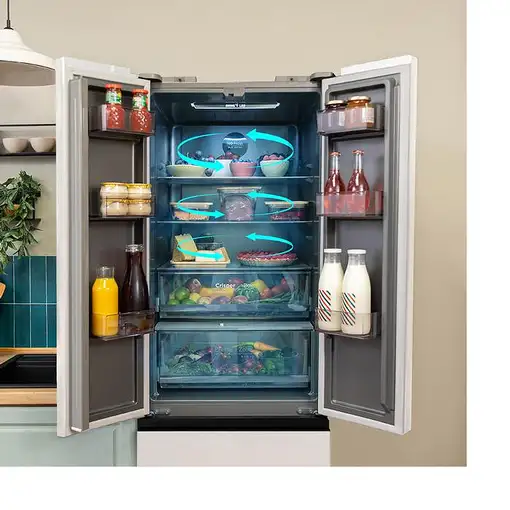 Cecotec Bolero CoolMarket Combi F2D 400 White nevera puerta lado a lado Indep