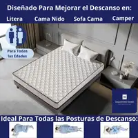 Colchón Viscoelástico 90x200 Especial Cama Nido | Dagostino Home Colchón Viscoelástico 90x200 Especial Cama Nido | Dagostino Home