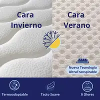 Colchón 80x200 Viscoelástico Cama Principal, Todos los Tamaños
