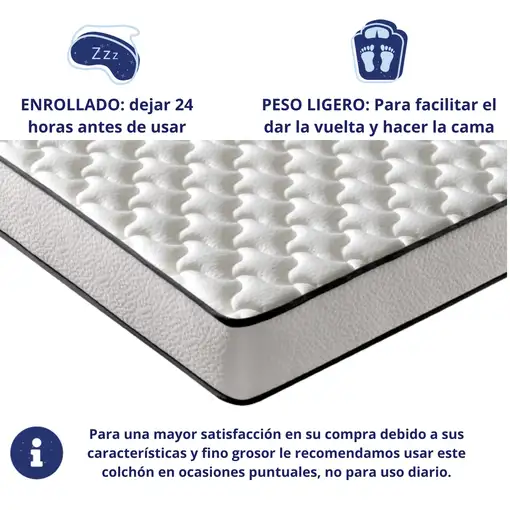 Colchón Viscoelástico 80x200 Especial Cama Nido | Dagostino Home