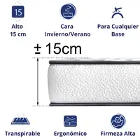 Colchón Viscoelástico 150x190 Especial Cama Nido | Dagostino Home