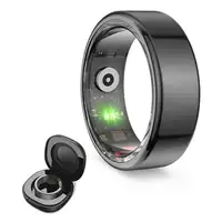 Ksix Saturn No Anillo inteligente rastreador de actividad IP68 Negro Ksix Saturn No Anillo inteligente rastreador de actividad IP68 Negro