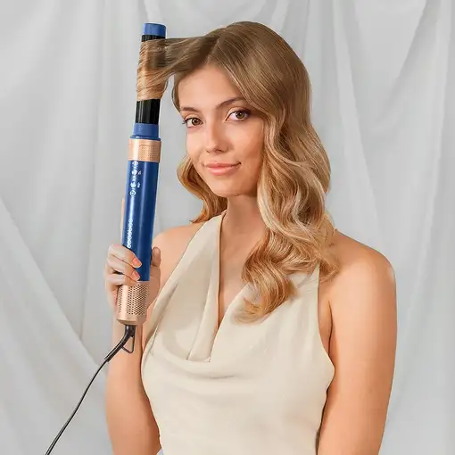 Cecotec Bamba CeramicCare 14in1 AirGlam Blue Herramienta de peinado con múltiples