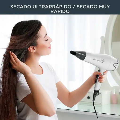 Secador de pelo negro CV5708F0 ROWENTA