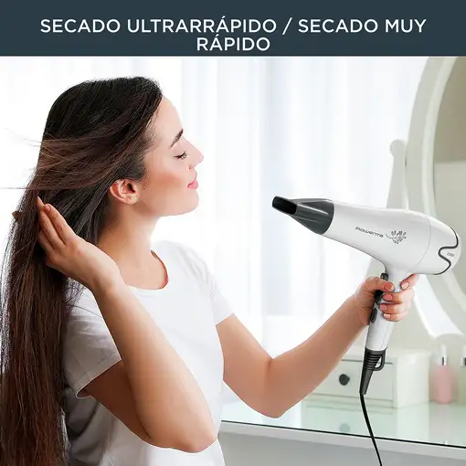 Secador de pelo negro CV5708F0 ROWENTA