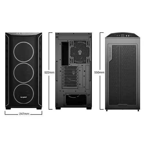 be quiet! Shadow Base 800 FX Black Midi Tower Negro