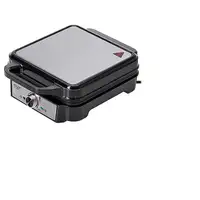 Adler AD 3083 gofrera 4 barquillo(s) 1200 W Negro, Plata