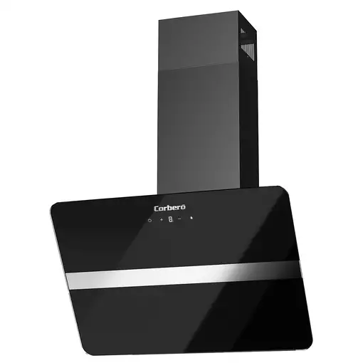 Corbero VICTORIA660B campana De pared Negro A 594,2 m³/h