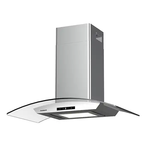 Corbero FUJI975XGLASS campana De pared Acero inoxidable A 720,2 m³/h Corbero FUJI975XGLASS campana De pared Acero inoxidable A 720,2 m³/h