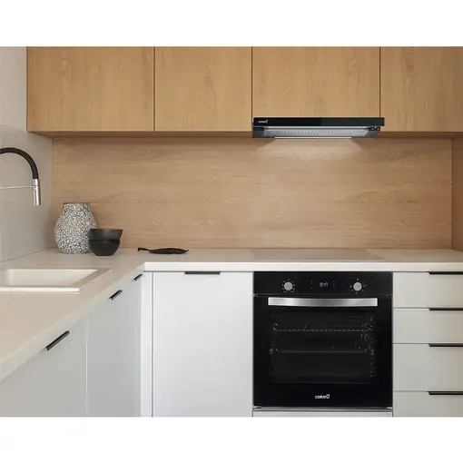 CATA TFH 6830 GBK Semintegrada (extraíble) Negro 600 m³/h