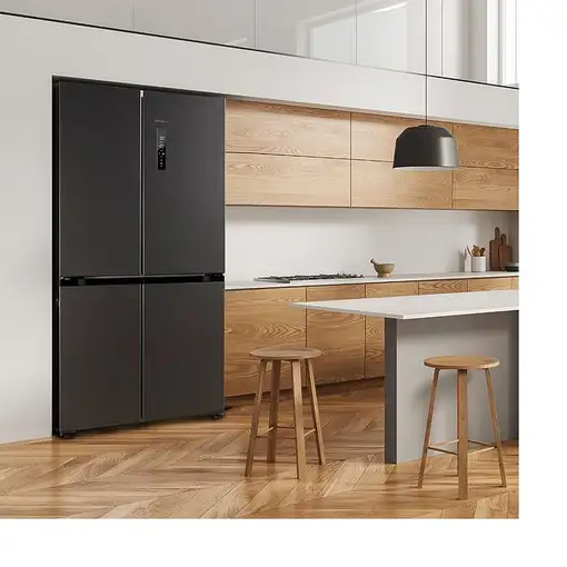 Cecotec Bolero CoolMarket 4D 490 Dark E nevera puerta lado a lado Independiente