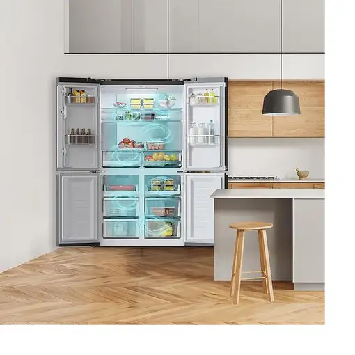 Cecotec Bolero CoolMarket 4D 490 Dark E nevera puerta lado a lado Independiente