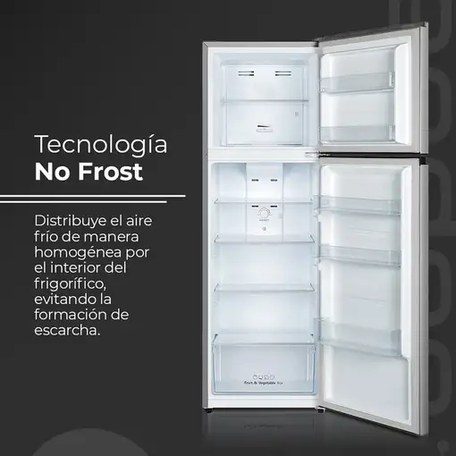 Frigoríficos dos puertas Independiente 251 L Acero inoxidable AF1675501ENFX ASPES