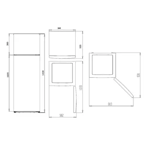 Nevera y congelador Independiente 206 L Blanco AF145503E ASPES
