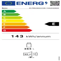 Beko B1RMLNE444XB frigorífico Independiente 365 L E Acero inoxidable Beko B1RMLNE444XB frigorífico Independiente 365 L E Acero inoxidable
