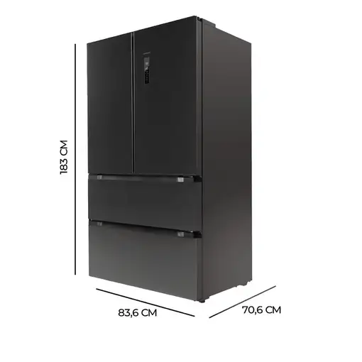 Cecotec Bolero CoolMarket FD 510 nevera puerta lado a lado Independiente 510 L