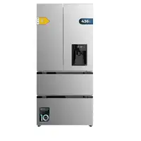 Cecotec Bolero CoolMarket FD 436 WD Inox E nevera puerta lado a lado Independiente