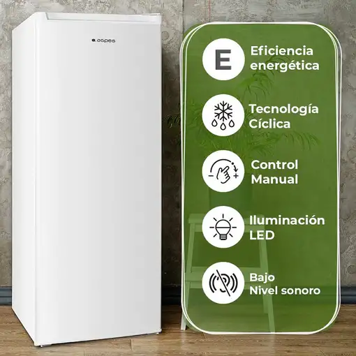 Aspes AR145501E frigorífico Independiente 242 L Blanco