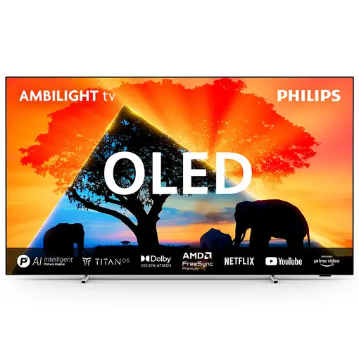 Televisor OLED 65'' 4K Ultra HD Metálico Smart 65OLED769/12 PHILIPS