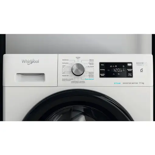 Lavadora carga frontal 11 kg 1400 RPM Blanco FFB11489BVSPT WHIRLPOOL
