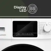 Lavadora carga frontal 9 kg 1400 RPM Blanco AL9403AIDV ASPES Lavadora carga frontal 9 kg 1400 RPM Blanco AL9403AIDV ASPES