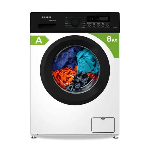 Lavadora carga frontal 8 kg 1200 RPM Blanco AL8201AIDVB ASPES Lavadora carga frontal 8 kg 1200 RPM Blanco AL8201AIDVB ASPES