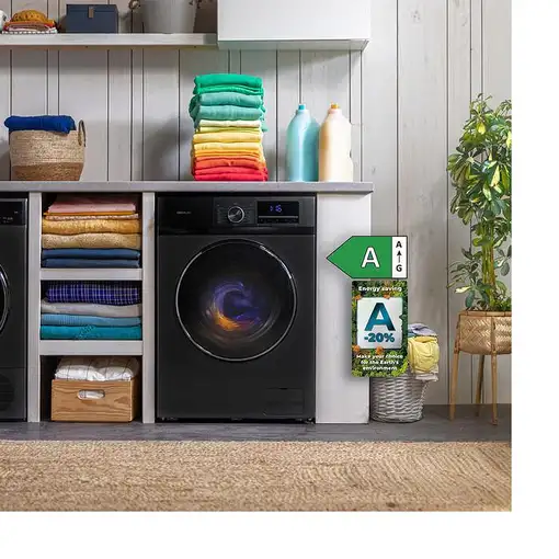 Lavadora carga frontal 12 kg 1400 RPM Gris A01_EU01_100638 CECOTEC
