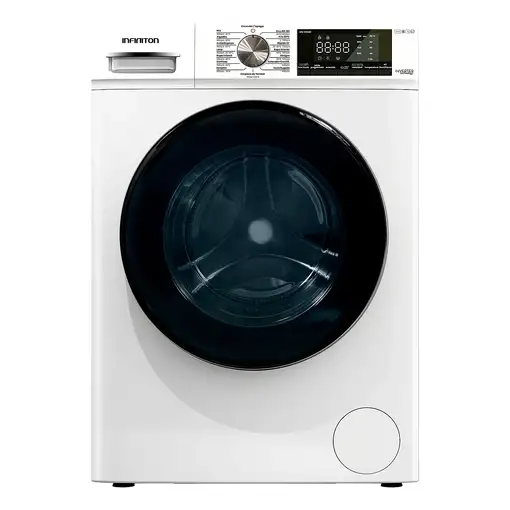 Lavadora carga frontal 7 kg 1200 RPM Blanco WM-S72ABH INFINITON