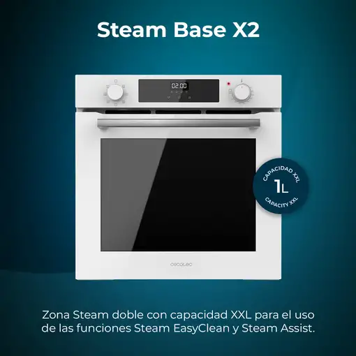 Cecotec Horno Multifunción Bolero Hexa M226000 Glass White A
