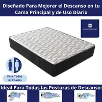 Colchón 90x190 Para Personas Grandes | Alto 30cm | Firmeza Alta Colchón 90x190 Para Personas Grandes | Alto 30cm | Firmeza Alta