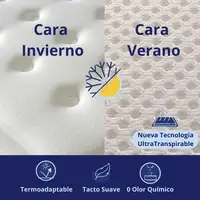 Colchón 135x190 ALTA GAMA Visco | Alto 25cm | Firmeza Alta