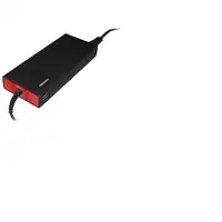 Approx APPUA90SLIM adaptador e inversor de corriente Universal 90 W Negro, Rojo