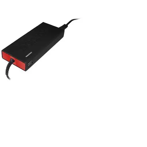 Approx APPUA90SLIM adaptador e inversor de corriente Universal 90 W Negro, Rojo