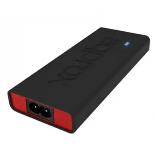 Approx APPUA90SLIM adaptador e inversor de corriente Universal 90 W Negro, Rojo