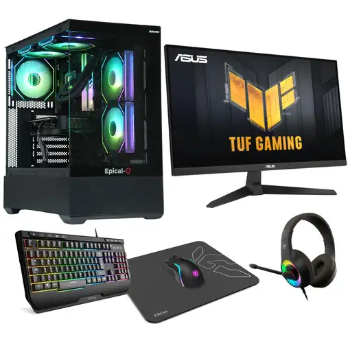 Epical-Q Pack Gaming Mplus117 AMD Ryzen 7 9700x, 32GB, 1TB, RTX 5070 12GB + W11P Epical-Q Pack Gaming Mplus117 AMD Ryzen 7 9700x, 32GB, 1TB, RTX 5070 12GB + W11P