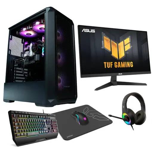 Epical-Q Pack Gaming Mplus118 AMD Ryzen 7 7800X3D,32GB,1TB,RTX5070 12GB+W11P