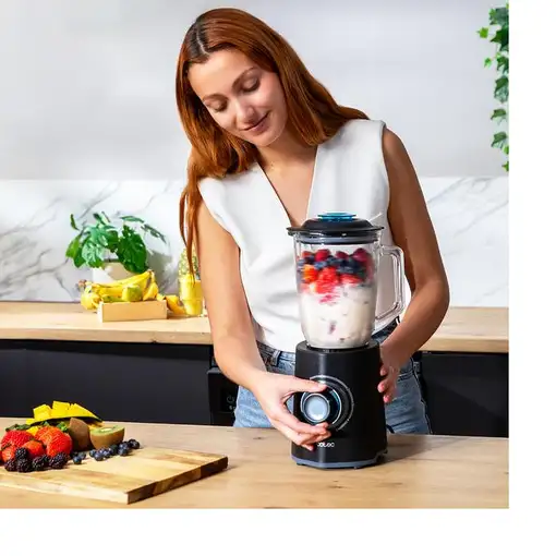 Cecotec Power black Titanium 2000Max Mix Go 1,5 L Batidora de vaso 2000 W Negro
