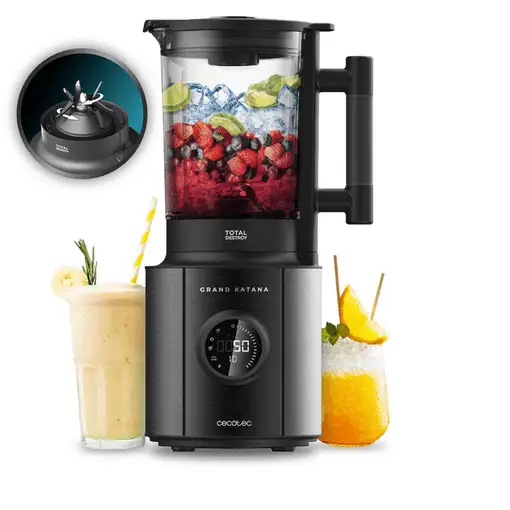 Cecotec 03986 licuadora 1,8 L Batidora de vaso 2700 W Negro