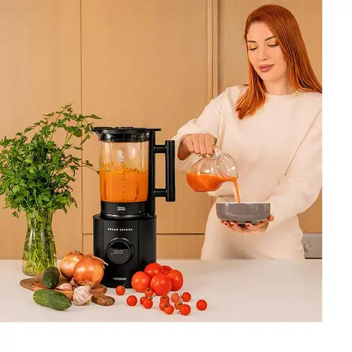 Cecotec 03986 licuadora 1,8 L Batidora de vaso 2700 W Negro