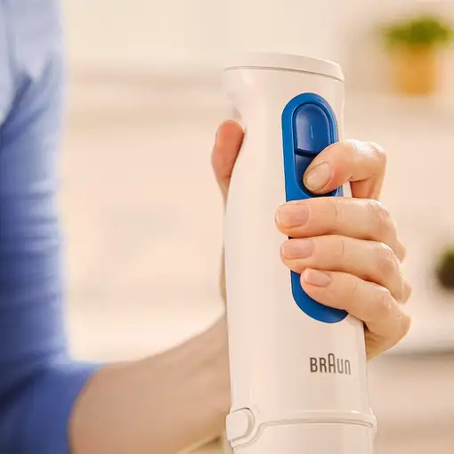 Braun MQ 30001 M Batidora de mano 900 W Azul, Blanco