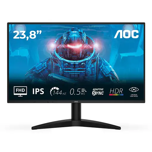 AOC 24B36X pantalla para PC 60,5 cm (23.8") 1920 x 1080 Pixeles Full HD LED Negro