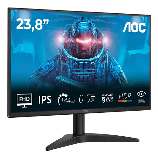 AOC 24B36X pantalla para PC 60,5 cm (23.8") 1920 x 1080 Pixeles Full HD LED Negro