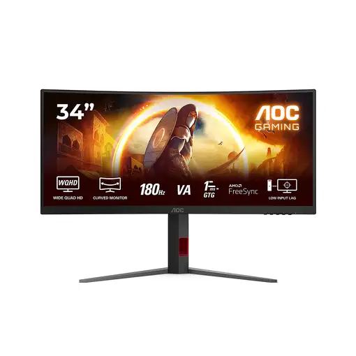 AOC G4 CU34G4 pantalla para PC 86,4 cm (34") 3440 x 1440 Pixeles Wide Quad HD LED