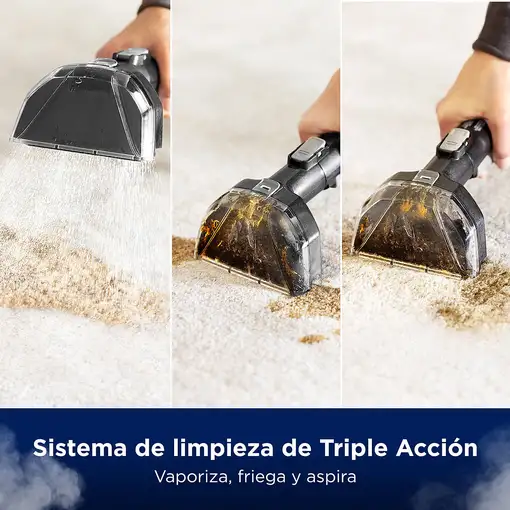 Bissell SpotClean Hydrosteam Select Limpiador a vapor de cilindro 1,9 L 1000 W