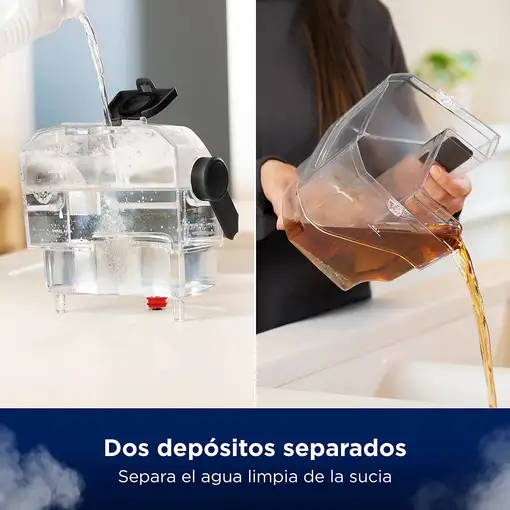 Bissell SpotClean Hydrosteam Select Limpiador a vapor de cilindro 1,9 L 1000 W