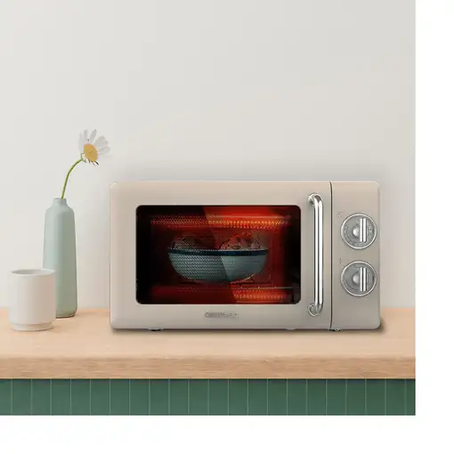 Cecotec 01709 microondas Beige, Acero inoxidable Microondas con grill