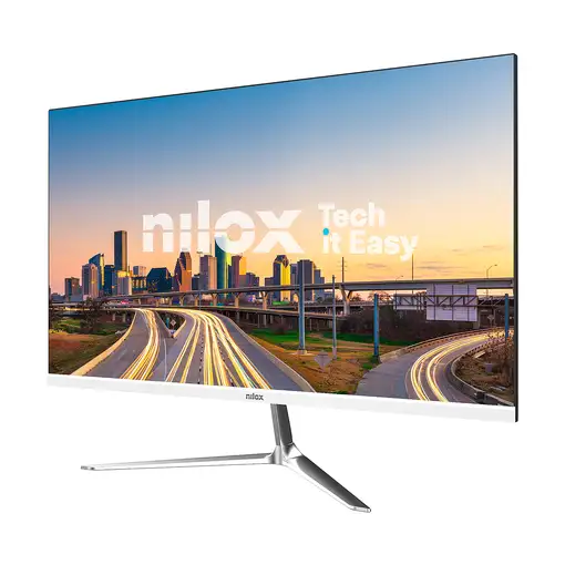 Nilox NXM24FHD1201W pantalla para PC 60,5 cm (23.8") Full HD LED Blanco