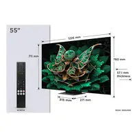 Televisor QD-Mini LED 55'' 4K Ultra HD Metálico Smart 55C7K TCL