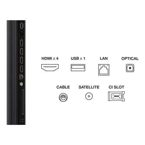 Televisor QD-Mini LED 55'' 4K Ultra HD Metálico Smart 55C7K TCL