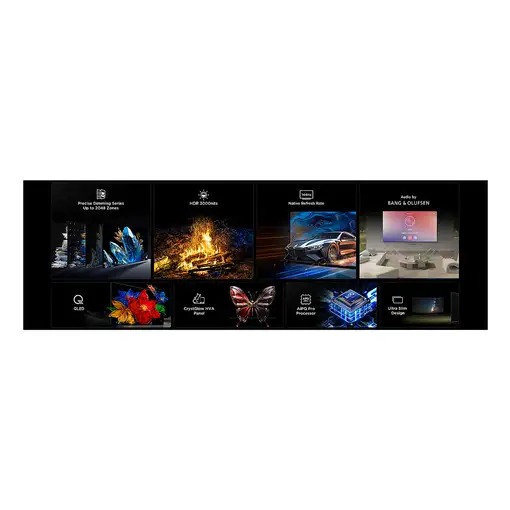 Televisor QD-Mini LED 55'' 4K Ultra HD Metálico Smart 55C7K TCL